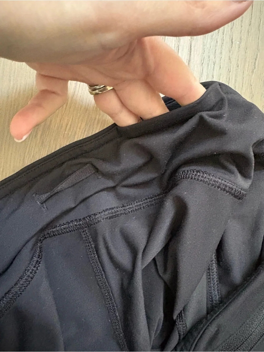 lululemon athletica Black Capri Leggings